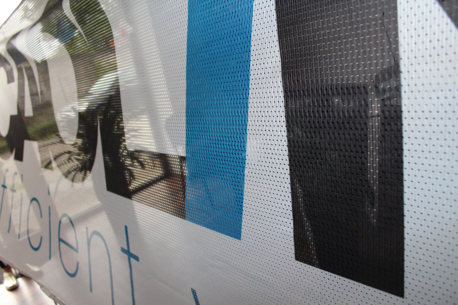 Flaga Reklamowa 120 x 350 z logo – polistrecz