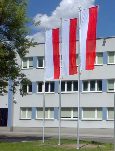 Flaga Polski na maszt 150x400cm