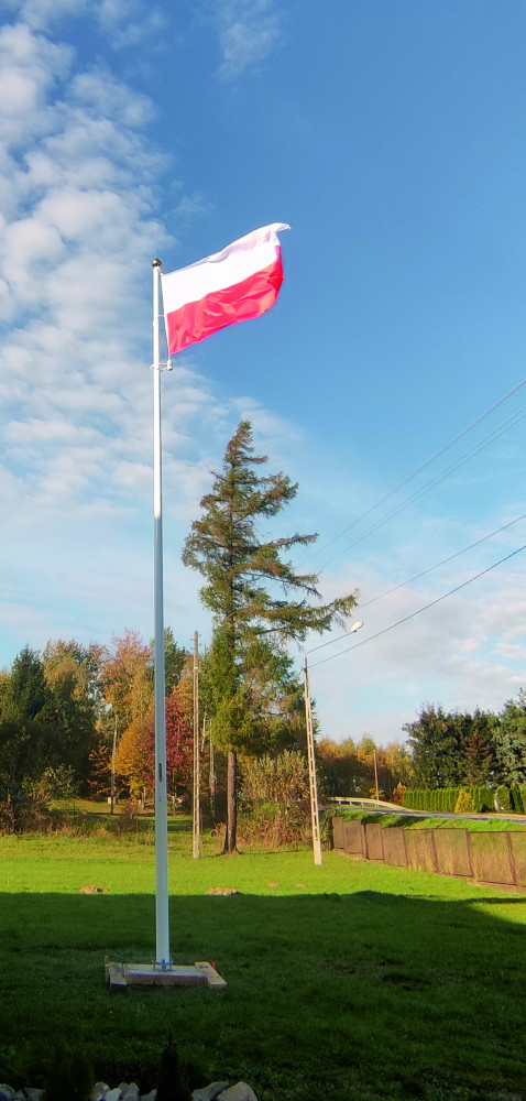 Flaga Polski na maszt 200x125cm