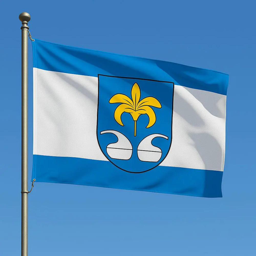 Flaga reklamowa miasta Nowa Sarzyna o wymiarach 110 x 70 cm