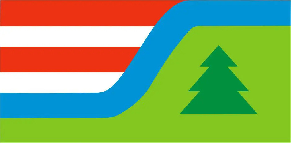 Flaga reklamowa miasta Nisko o wymiarach 110 x 70 cm