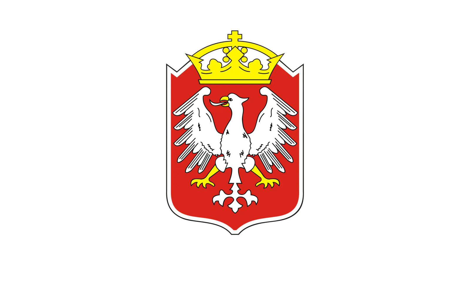 Flaga reklamowa miasta Gniezno o wymiarach 110 x 70 cm