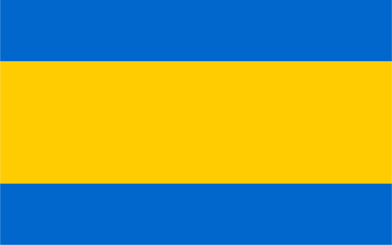 Flaga reklamowa miasta Piekary Śląskie o wymiarach 110 x 70 cm