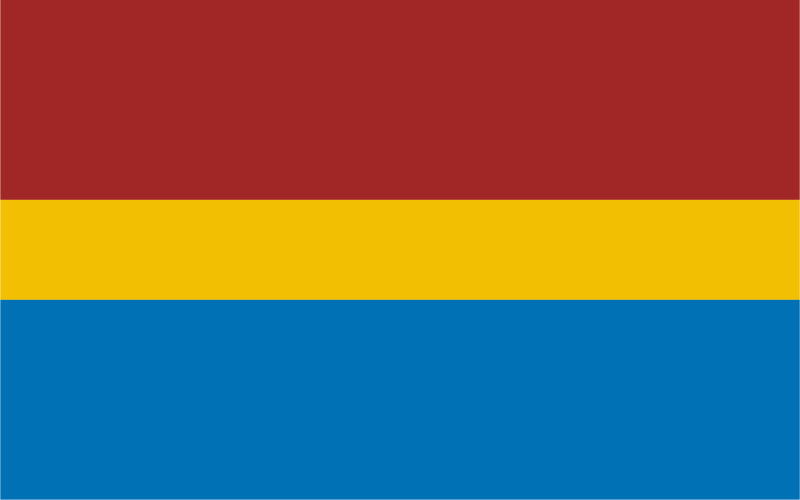 Flaga reklamowa miasta Radomsko o wymiarach 110 x 70 cm