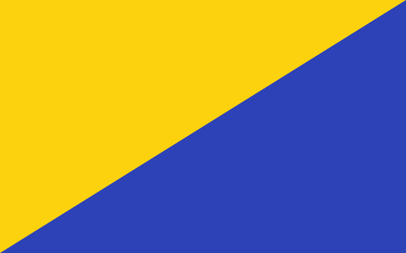 Flaga reklamowa miasta Ruda Śląska o wymiarach 110 x 70 cm