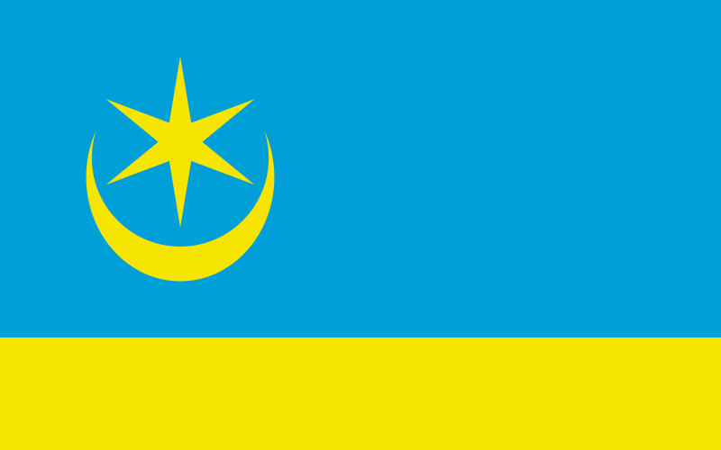 Flaga reklamowa miasta Tarnobrzeg o wymiarach 110 x 70 cm