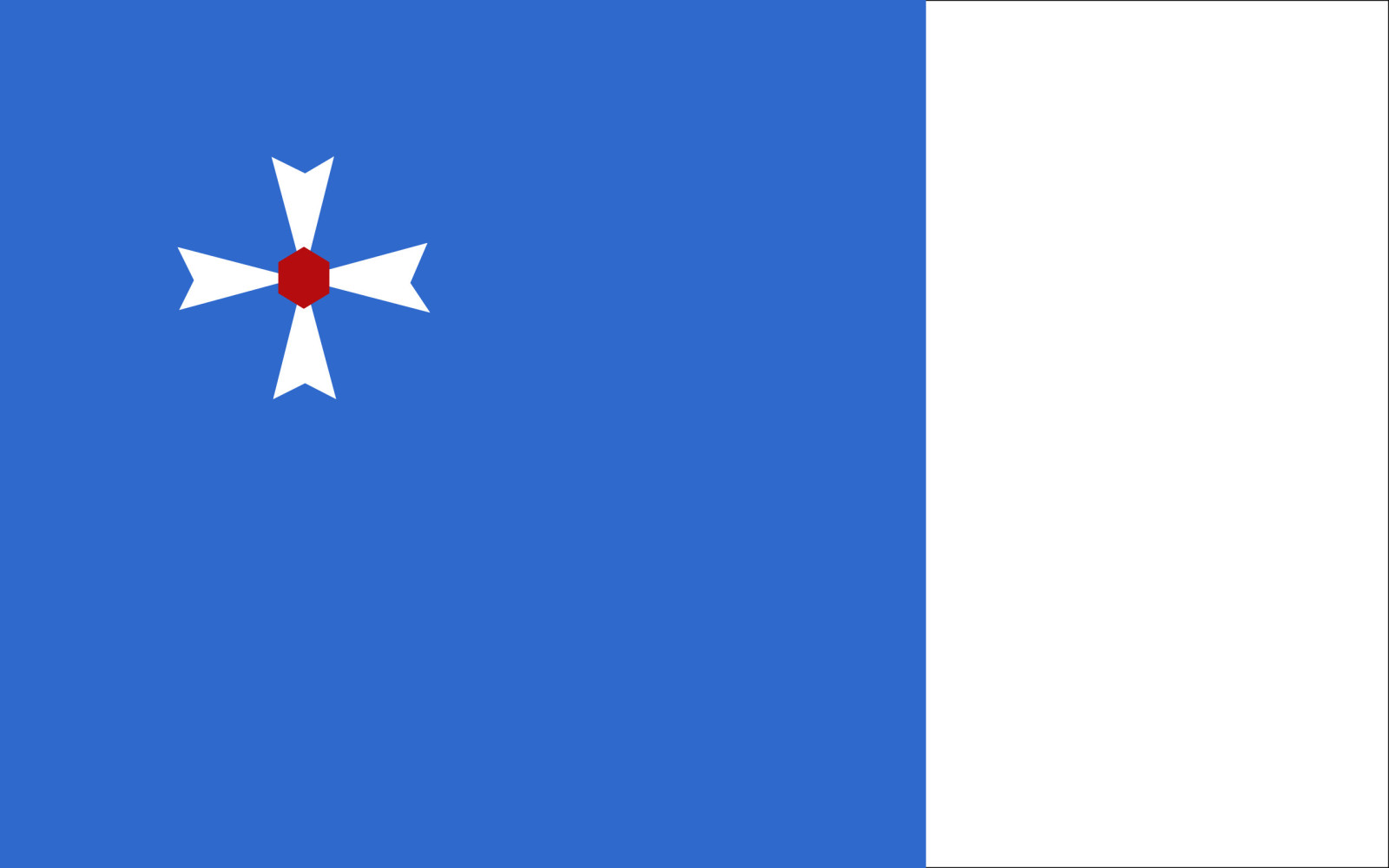 Flaga reklamowa miasta Wejherowo o wymiarach 110 x 70 cm