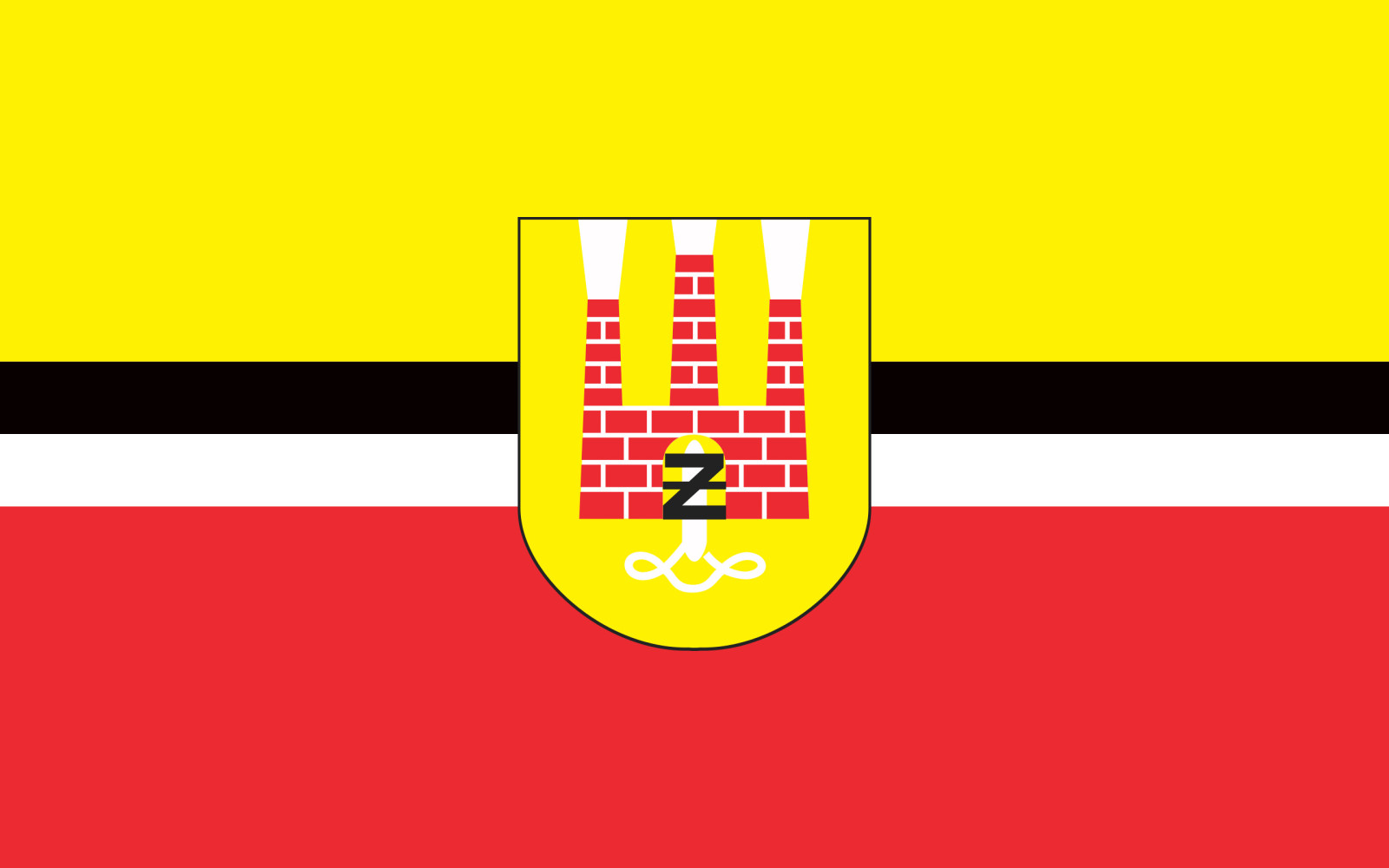 Flaga reklamowa miasta Żyrardów o wymiarach 110 x 70 cm