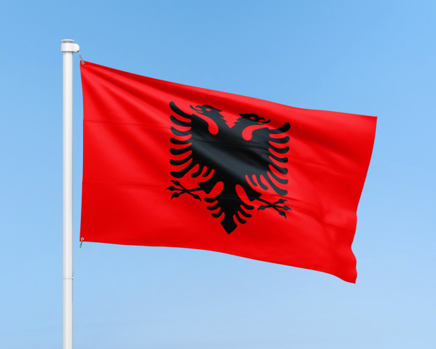 Flaga Albanii