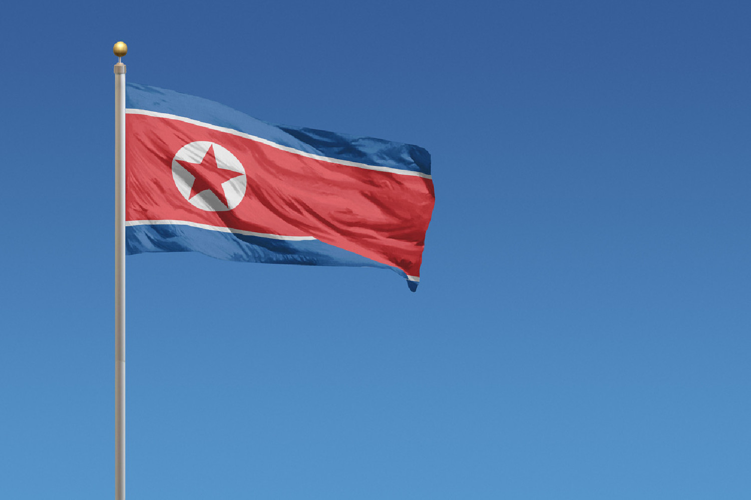 Flaga Korei Północnej