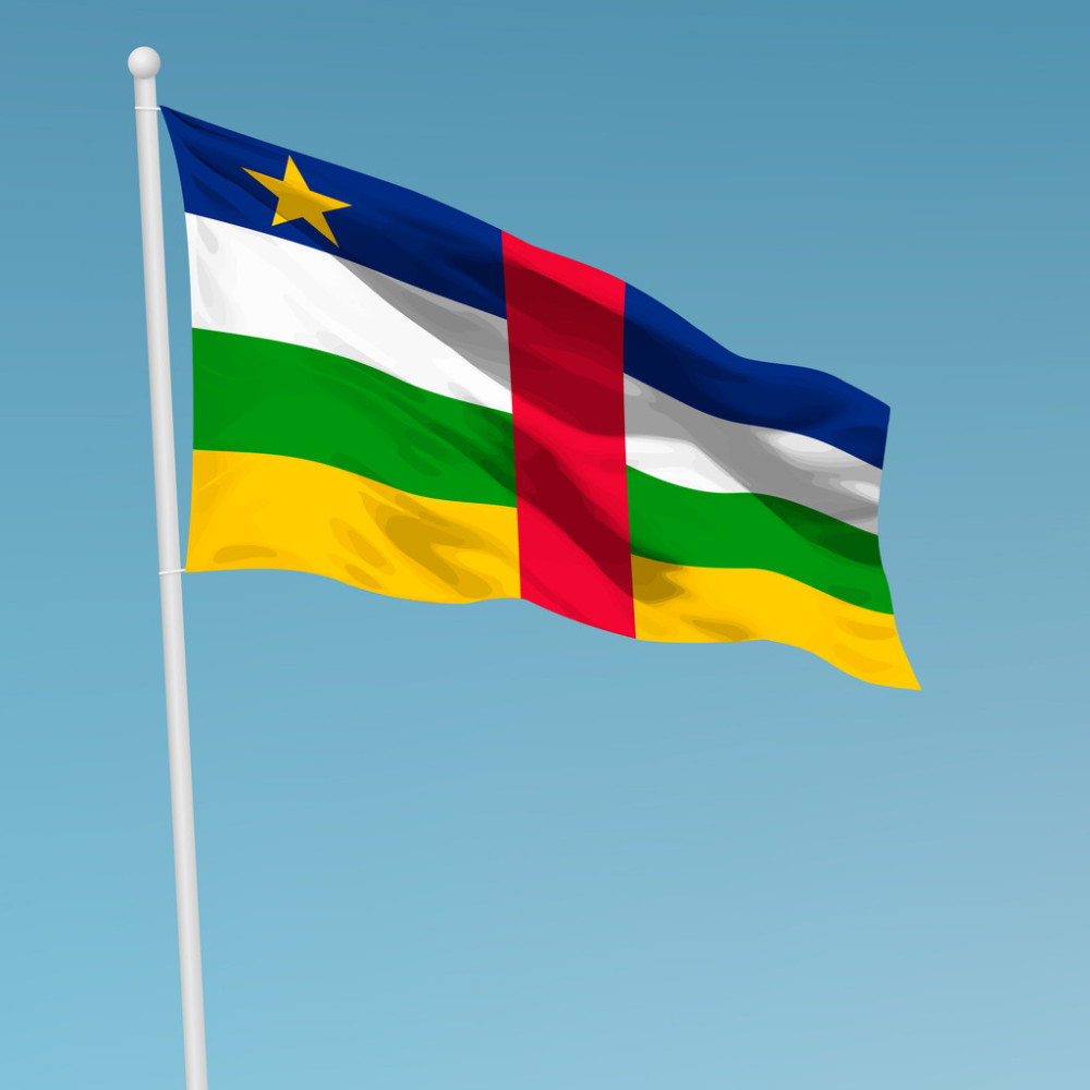 Flaga Republiki Środkowoafrykańskiej