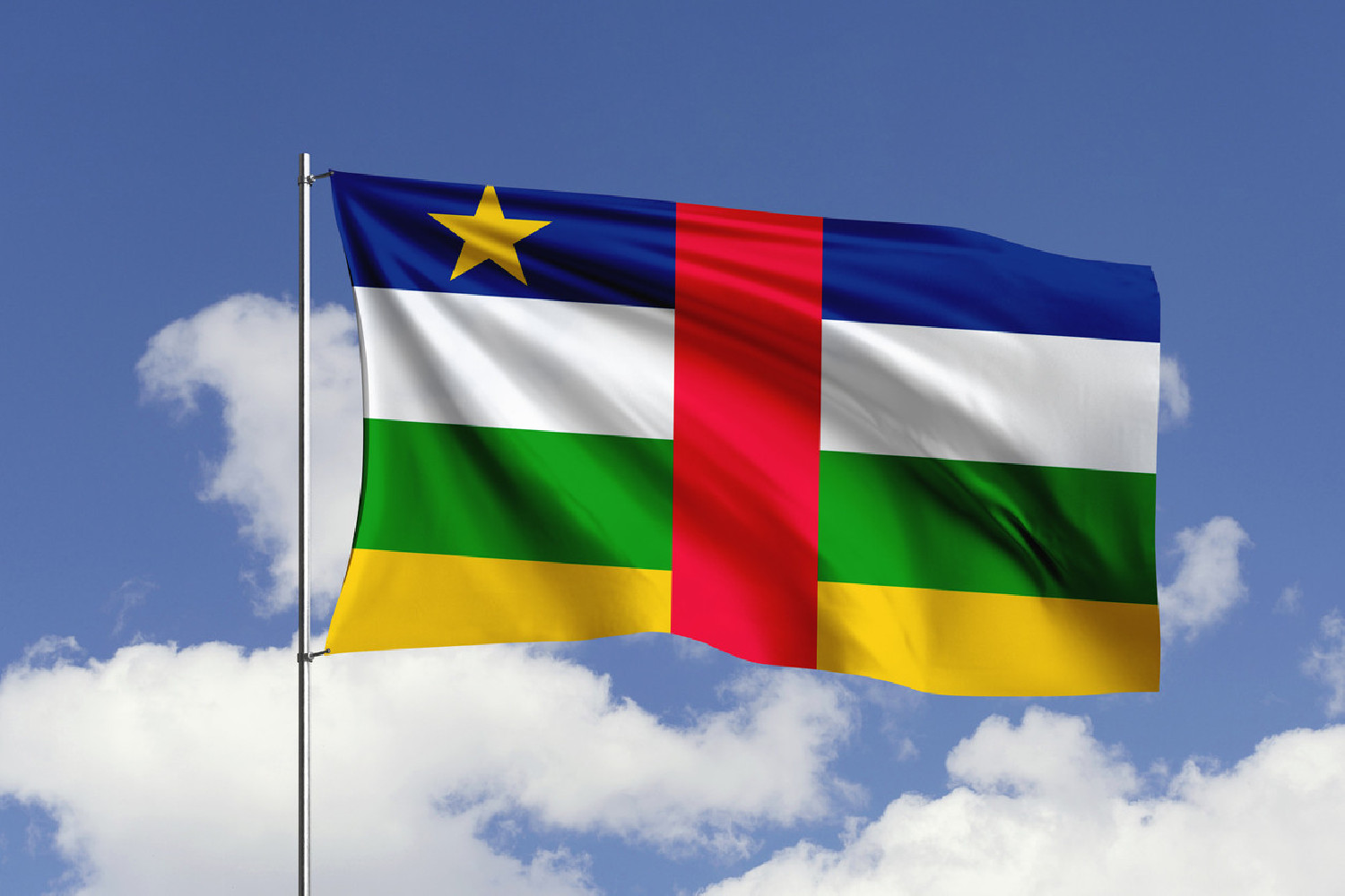 Flaga Republiki Środkowoafrykańskiej