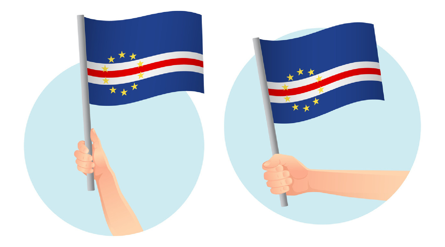 Flaga Republiki Zielonego Przylądka