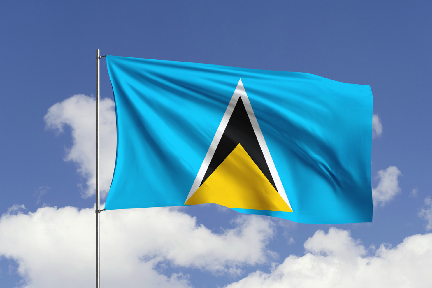 Flaga Saint Lucii