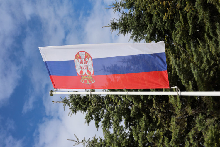 Flaga Serbii