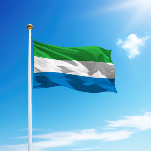 Flaga Sierra Leone