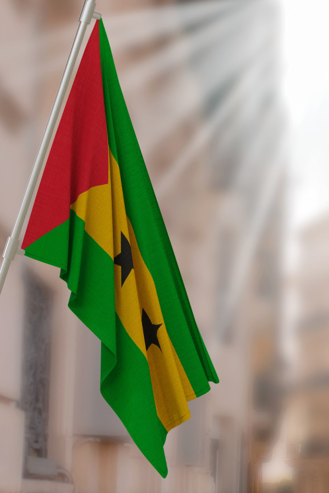 Flaga Wysp Świętego Tomasza i Książęcej