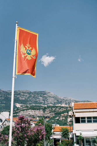 Flaga Czarnogóry