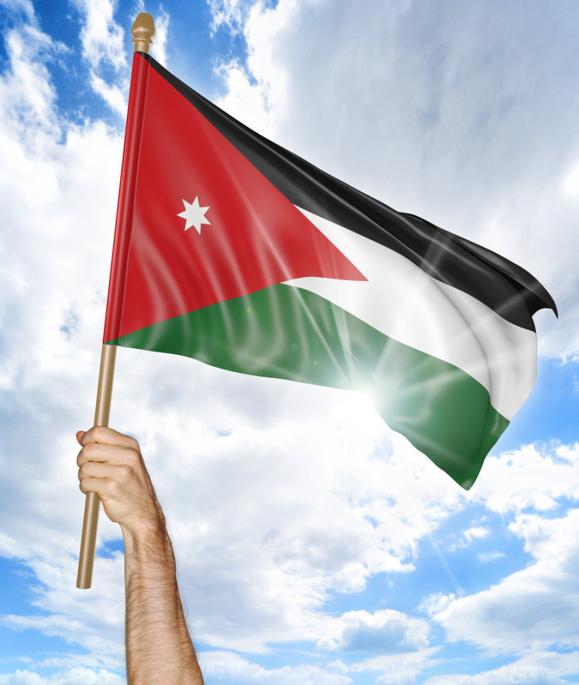 Flaga Jordanii