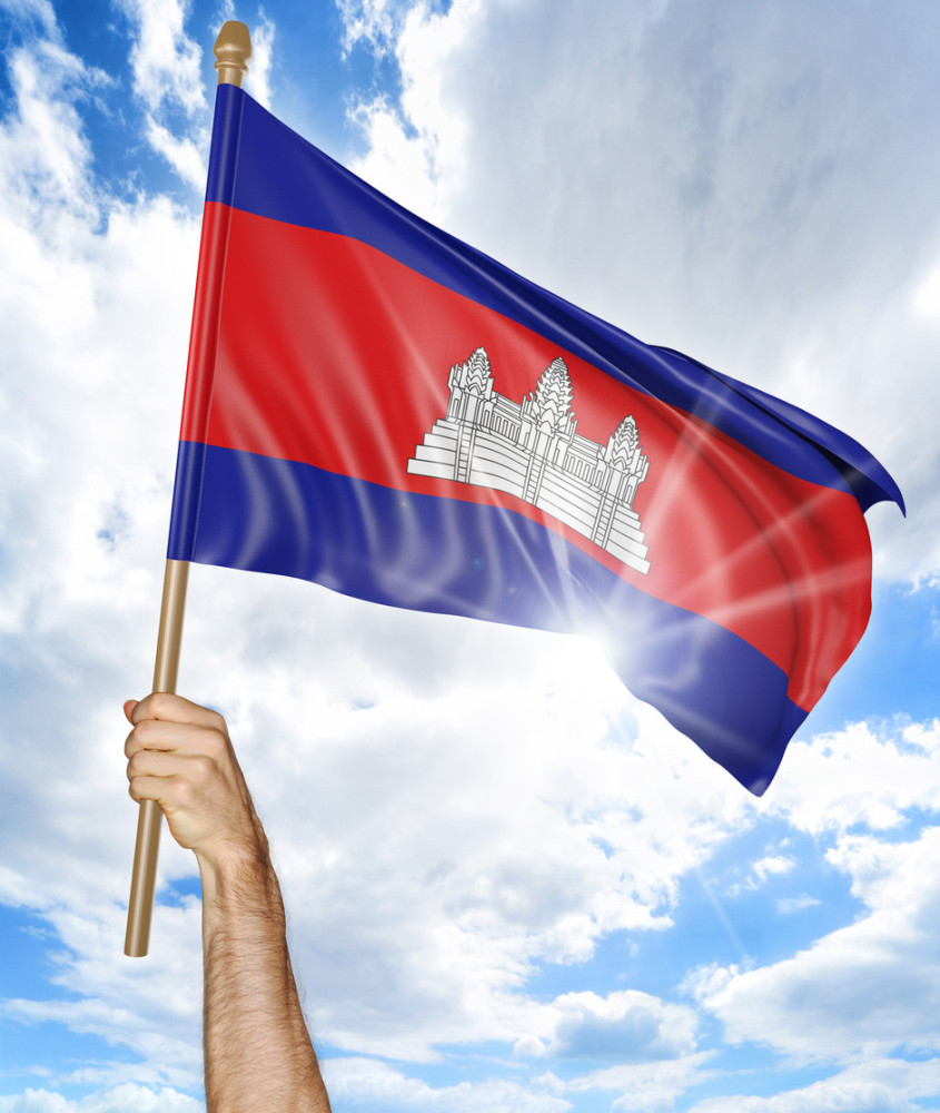 Flaga Kambodży