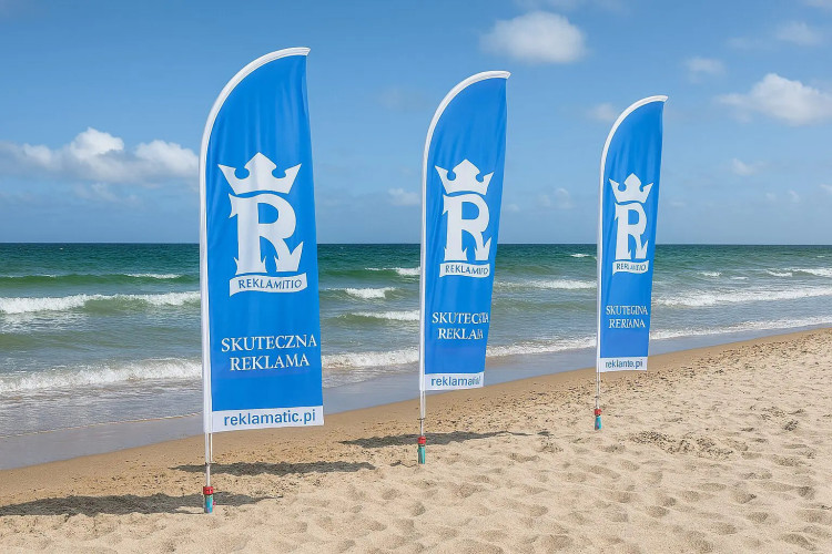 Windery reklamowe 3,1 m – zestaw 3 szt.