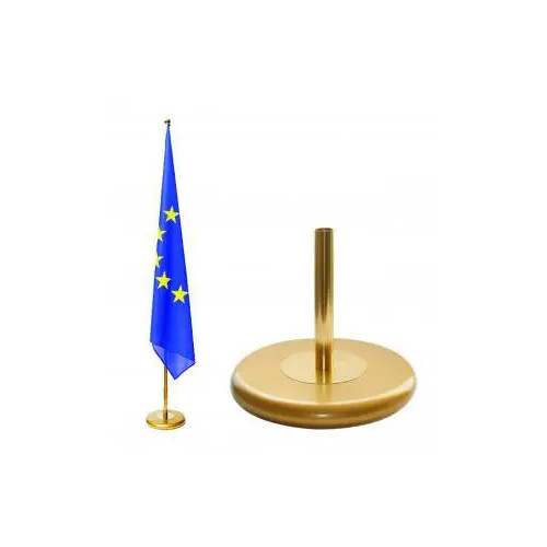 Stojak flagowy 1-ramienny złoty