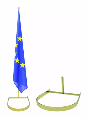 Stojak flagowy w kształcie podkowy – jednoramienny