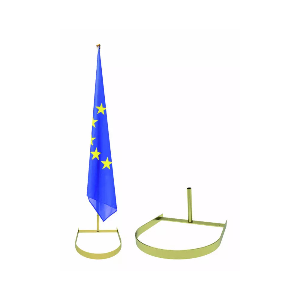 Stojak flagowy w kształcie podkowy – jednoramienny