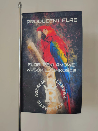 Proporczyk satynowy z logo