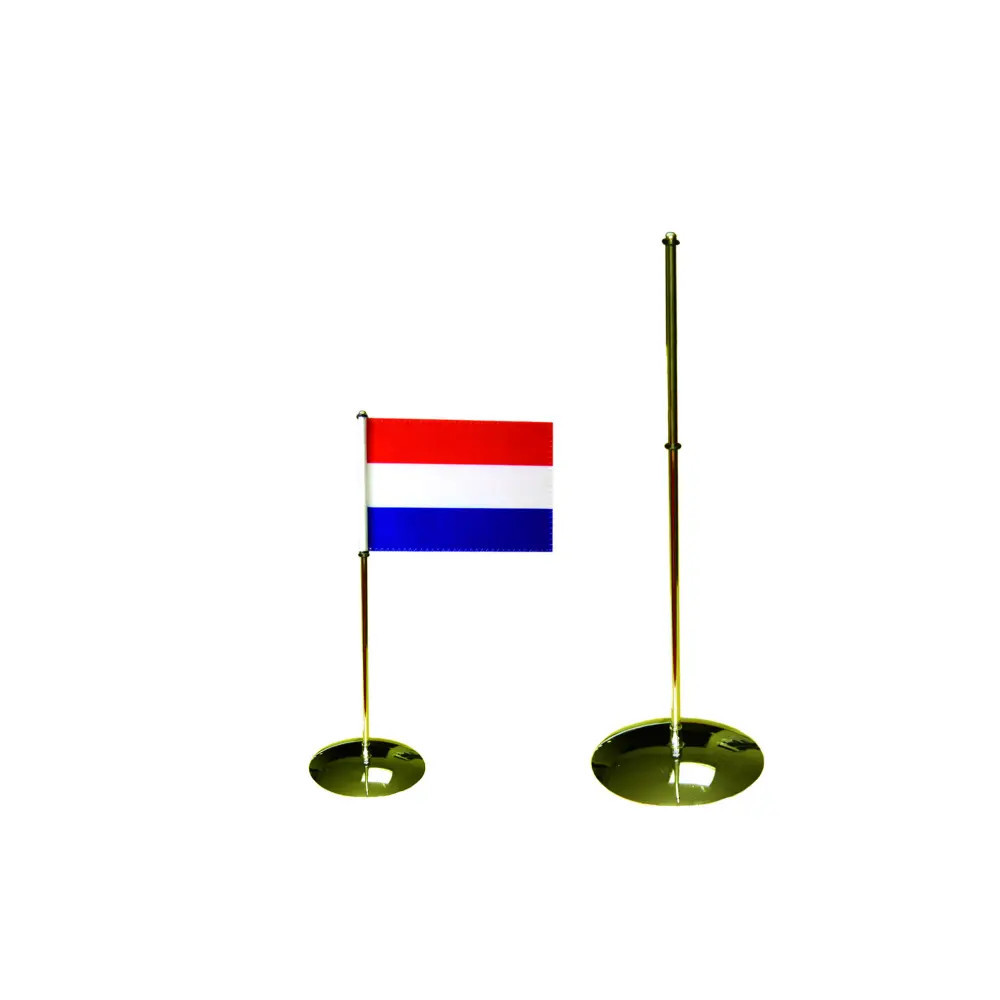 Stojaczek 1-ramienny złoty soczewka