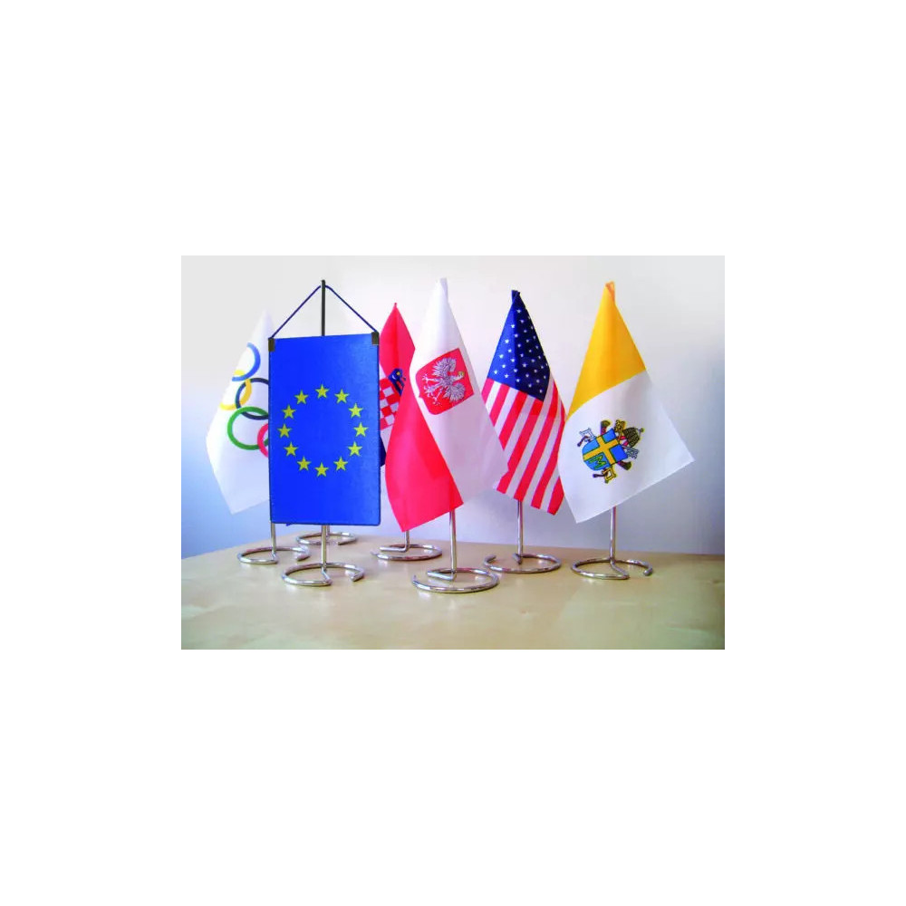 Stojaczek flagowy jednoramienny typu Wire