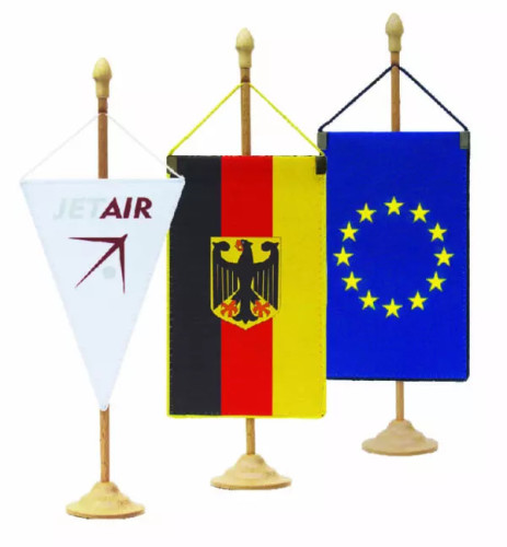 Stojaczek na biurko drewniany