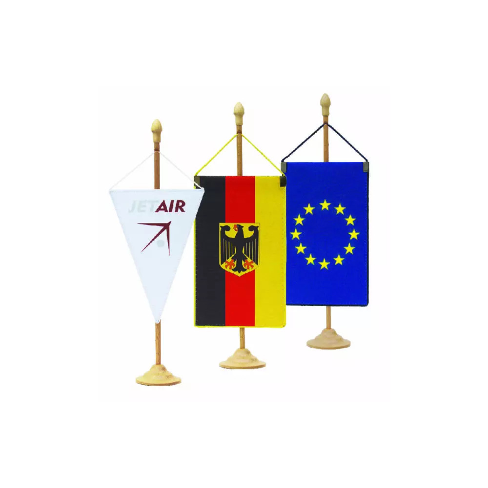 Stojaczek na biurko drewniany