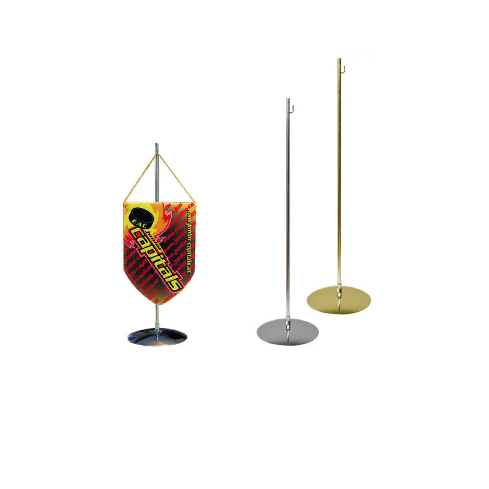 Stojaczek na proporczyk 1-ramienny soczewka z haczykiem