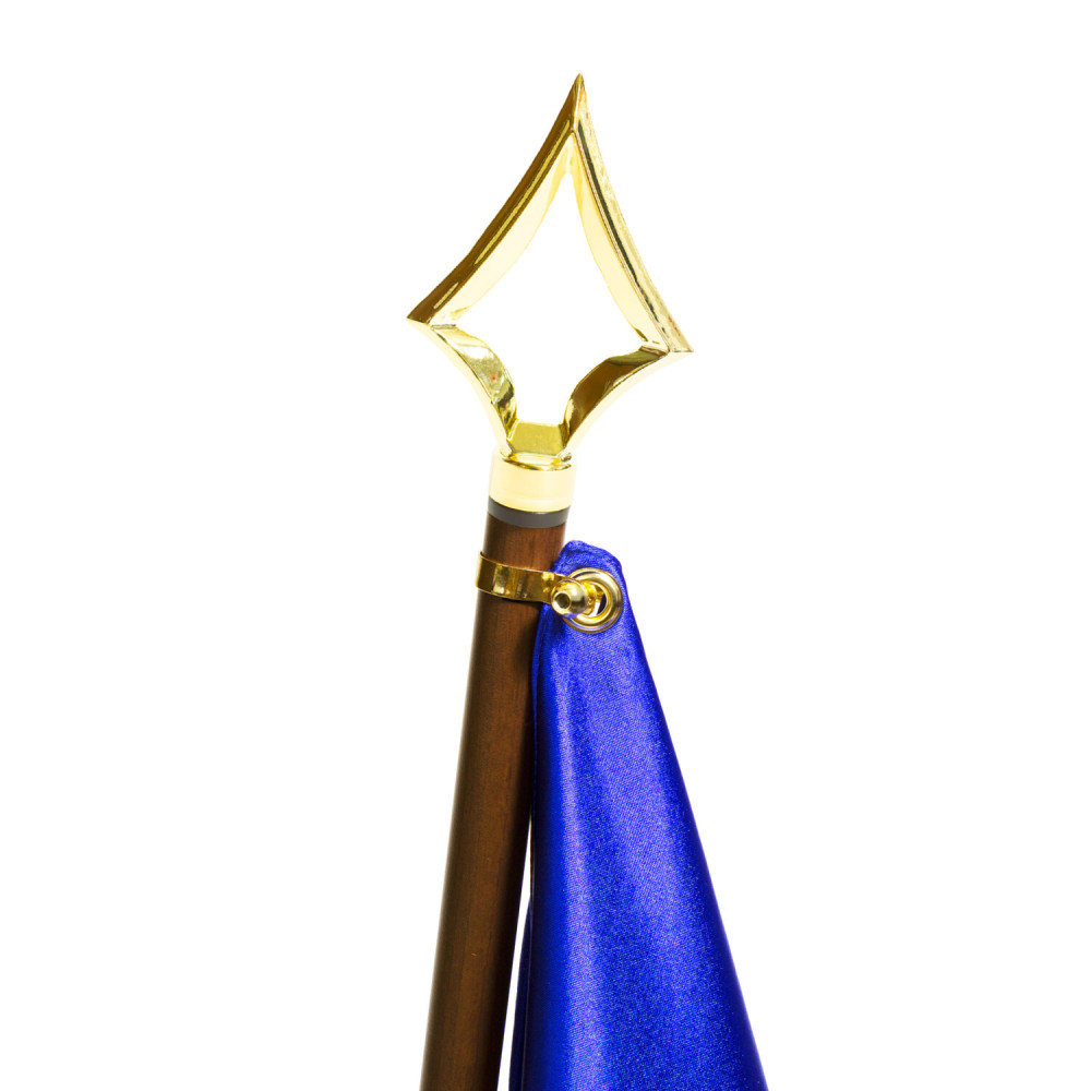 Zestaw pojedynczy stojak na flagi Darkwood na maszt o średnicy 25 mm