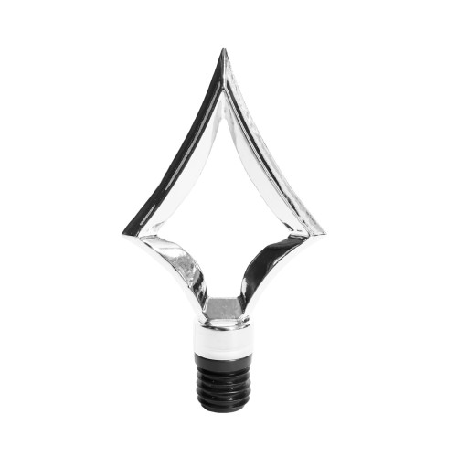 Zestaw metalizowanych pojedynczych stojaków na flagi o średnicy masztu 25mm