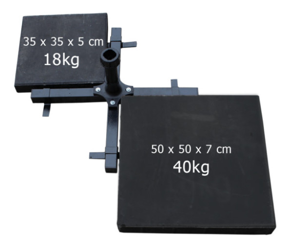 Obejmy do krzyżaka stalowego