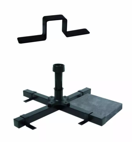 Podstawa krzyżak z profili stalowych z rotatorem PCV