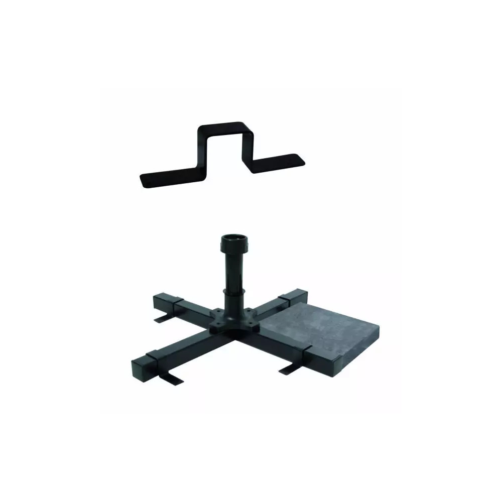 Podstawa krzyżak z profili stalowych z rotatorem PCV