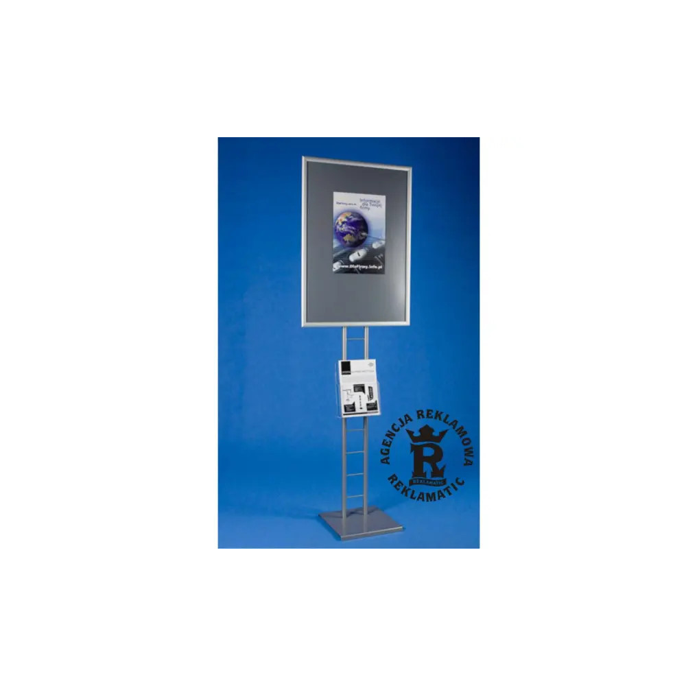 RX0088 Stojak z tablicą na plakat i kieszenią A4