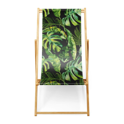 Leżak reklamowy z nadrukiem monstera czarna