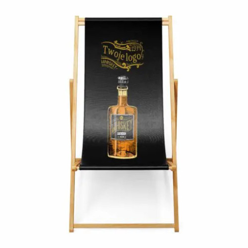 Leżak z nadrukiem Whisky