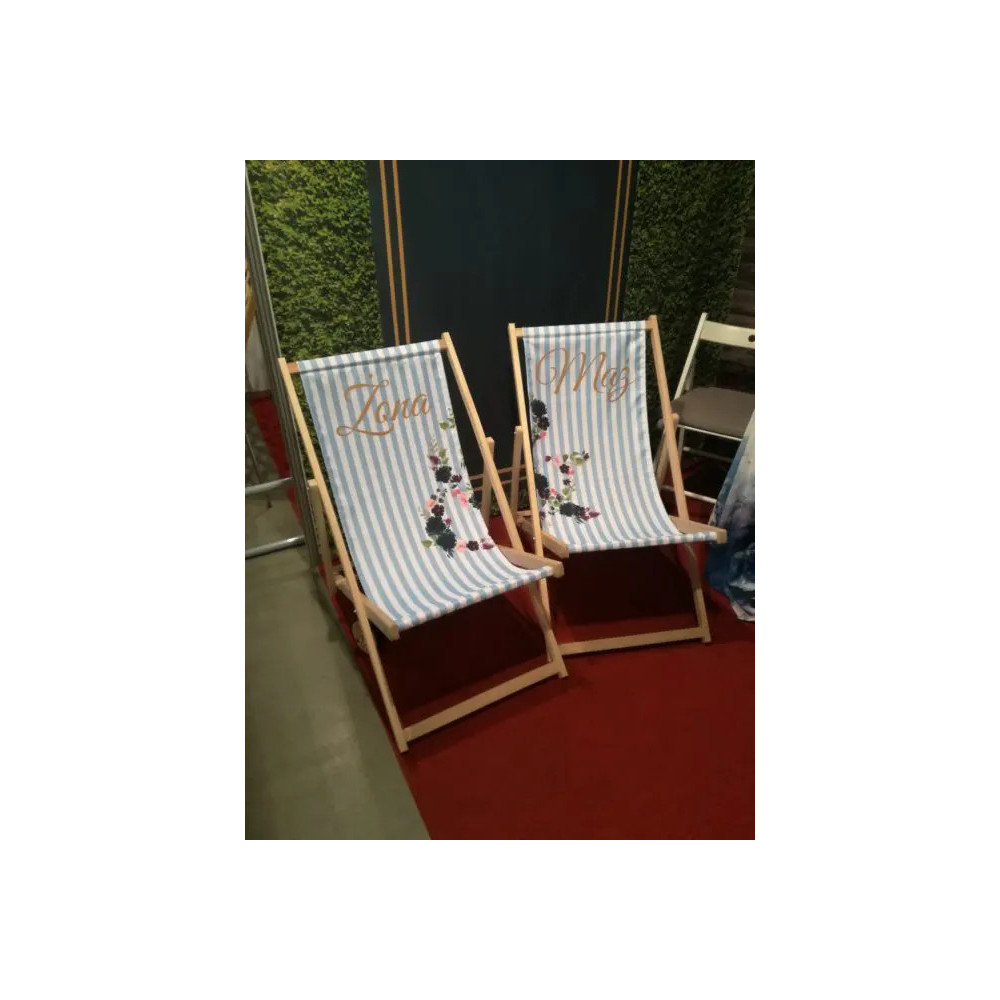 Leżak z nadrukiem żona