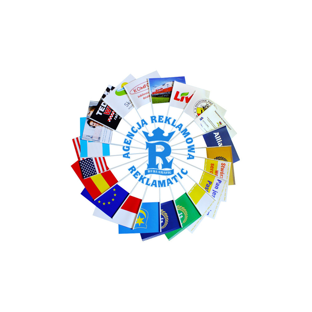 Flagi Papierowe – FLAGA POLSKI Pakiet 500 szt