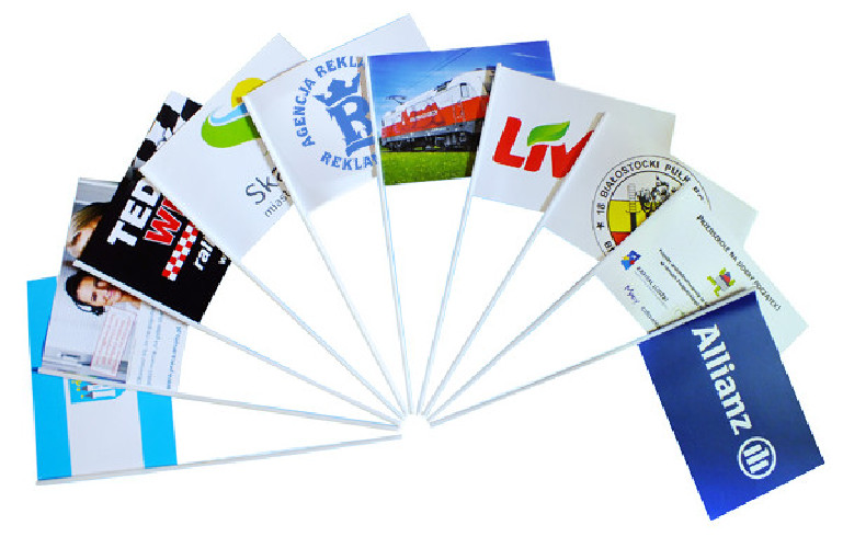 Flagietki Papierowe – indywidualny nadruk – Pakiet 500 szt