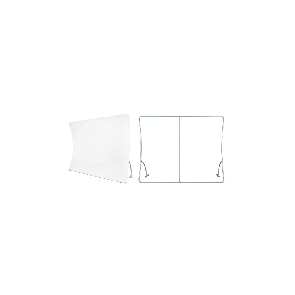 Ścianka reklamowa tekstylna o wymiarach 300x234 cm  - U-shape