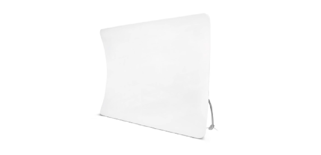 Ścianka reklamowa tekstylna o wymiarach 300x234 cm  - U-shape