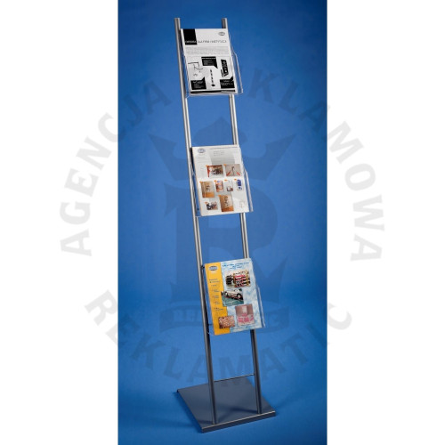 Stojak z 3 kieszeniami na ulotki reklamowe   A4