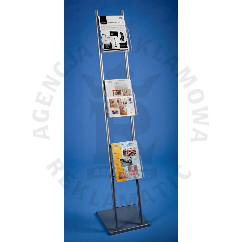 Stojak z 3 kieszeniami na ulotki reklamowe   A4