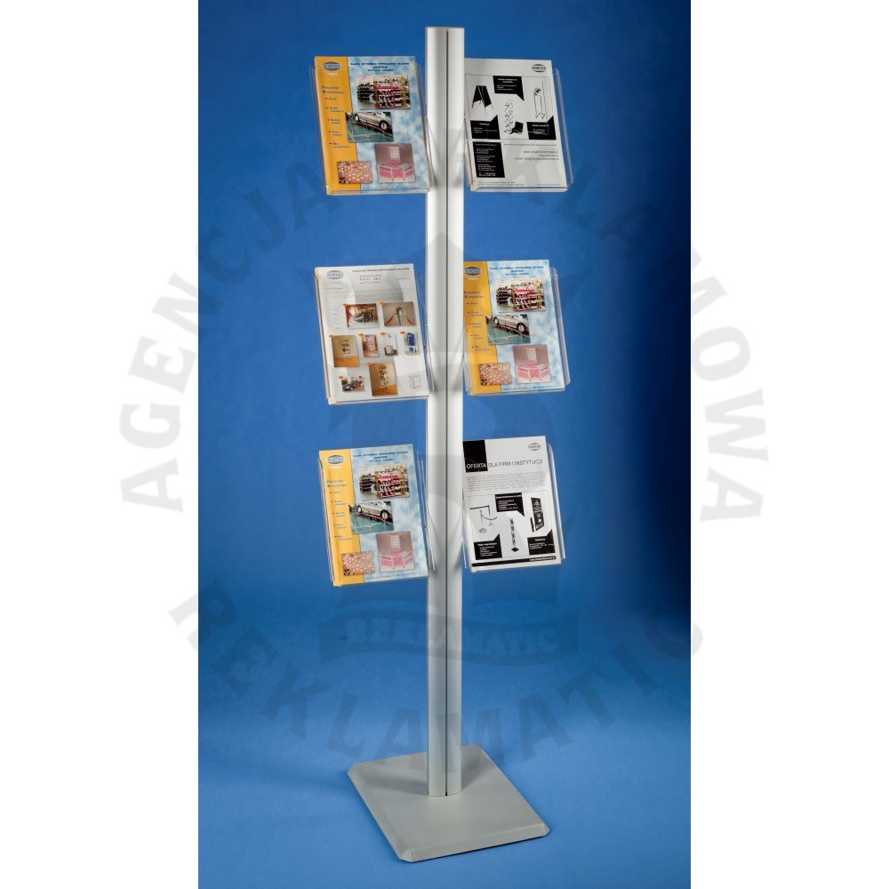Reklamowy stojak na ulotki 6xA4